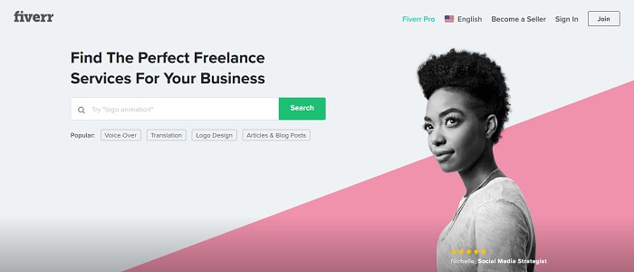 Fiverr Freelance Website
